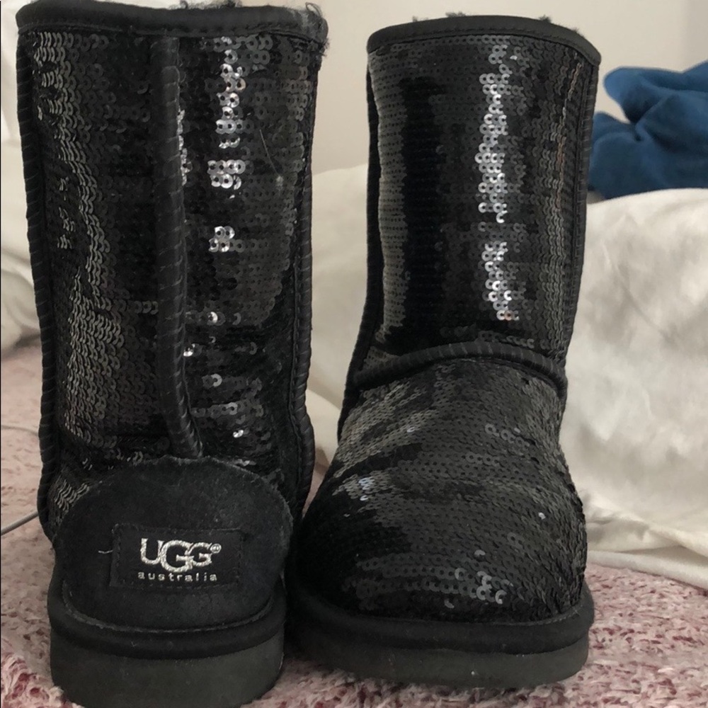Black Sparkle Ugg Boots